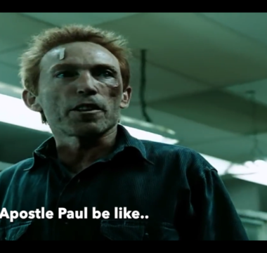 The Apostle Paul. Played by Rorschach.